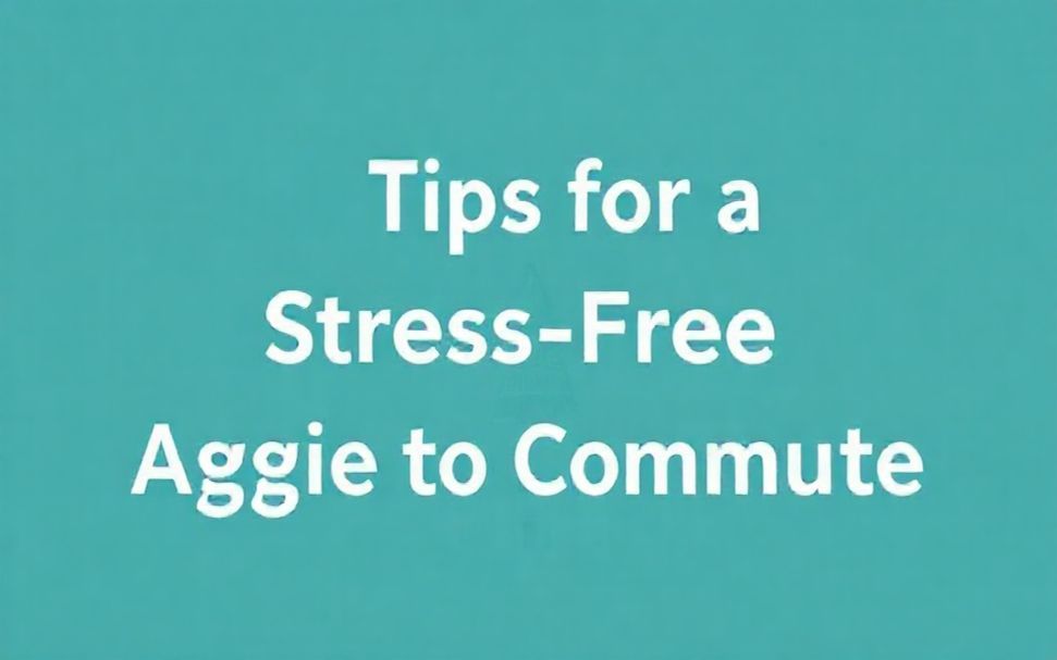 5 Must-Know Tips for a Stress-Free Aggie to Capital Commute*