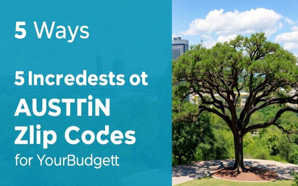5 Ways to Choose the Perfect Austin Zip Code for Your Budget*