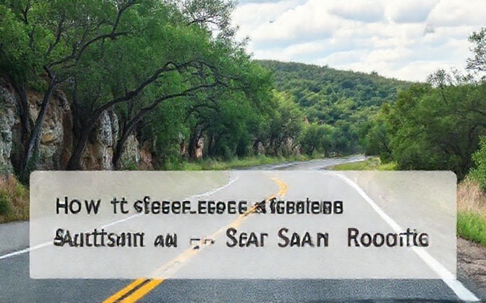 How to Choose the Best Scenic Route Between Austin and San Antonio*
