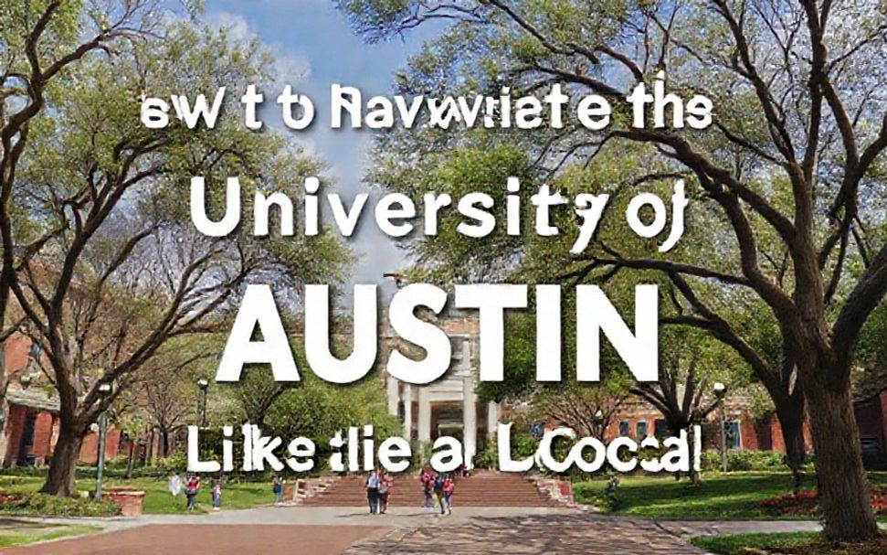 How to Navigate the University of Austin Like a Local*