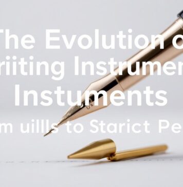 The Evolution of Writing Instruments: From Quills to Smart Pens