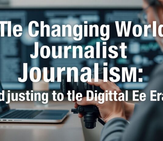 The Changing World of Journalism: Adjusting to the Digital Era