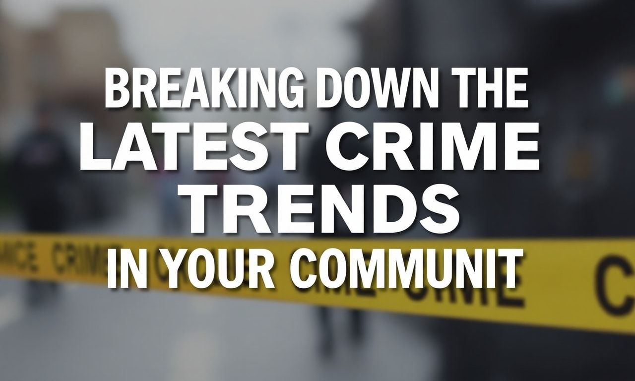Breaking Down the Latest Crime Trends in Your Community