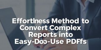 Effortless Methods to Convert Complex Reports into Easy-to-Use PDFs